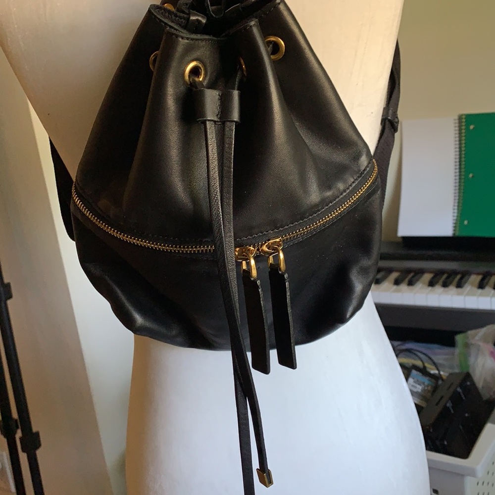 Marni Mini Leather Drawstring Backpack - Picture 12 of 15